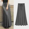 Women's Modal A-Line Strappy Long Skirt - Slim Fit, Summer Style, Plus Size