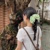 Soft Fabric Hair Accessory Soft Elastic Hair Band Pleats Scrunchie Hair Decoration For Daily Wear And Special Occasion