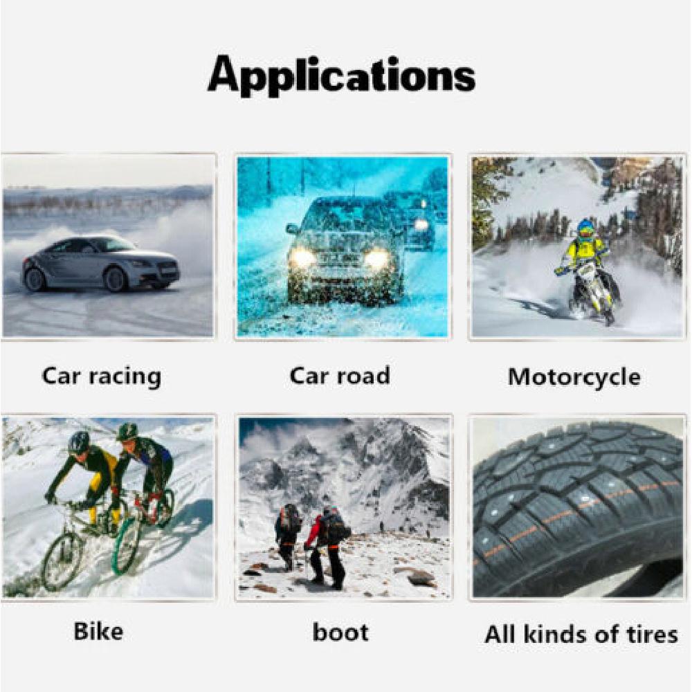 

50 Pcs/Lot Universal Screw Car Tires Studs Spikes Wheel Car 7Mm Snow Chains For Car Vehicle Truck Motorcycle Tires Winter