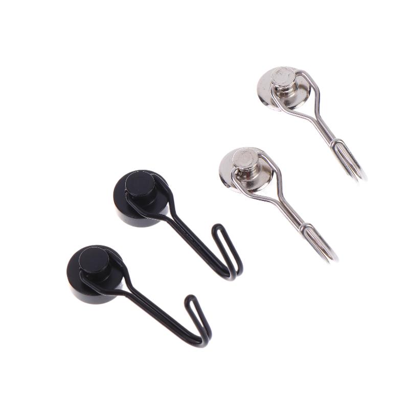 6Pcs Rotatable Magnetic Hooks,180°/360° Swivel Strong Magnet Hangers,Multi-Purpose Metal Magnetic Hooks for Home & Outdoor Use