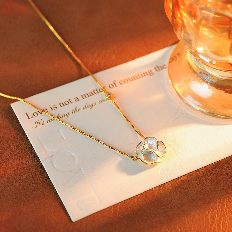 S925 Silver Needle Camellia Earrings - Elegant Light Luxury for Women
