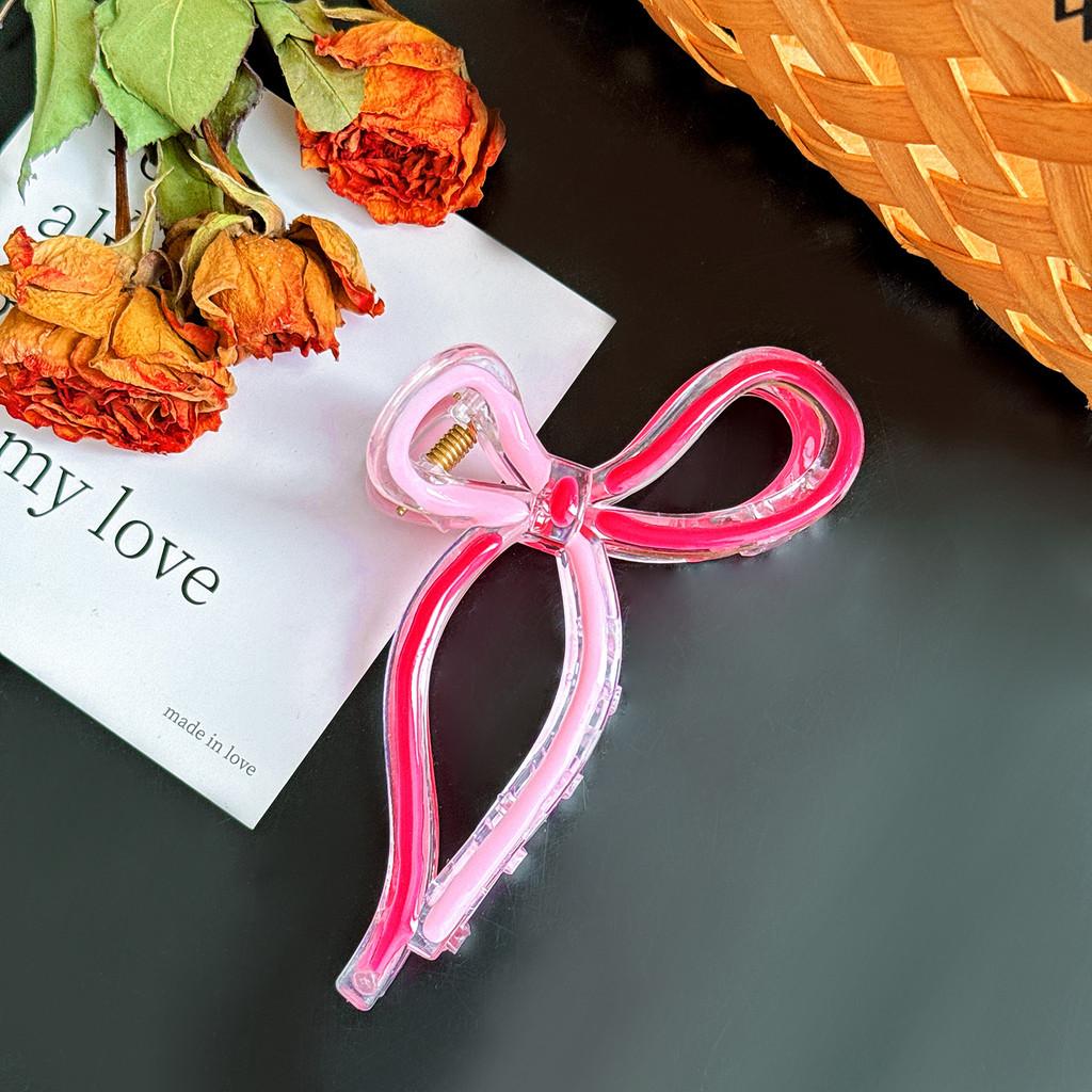 

Premium Quality Large Bow Hair Claw Clip For Fashionable And Trendy Hairstyles Pink