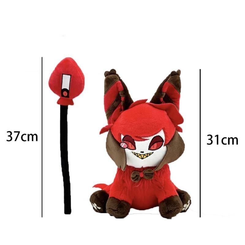 Entzückendes Lucifer Miau Hazbin Hotel Plüschtier Weiches Kurzes Plüsch Stofftier
