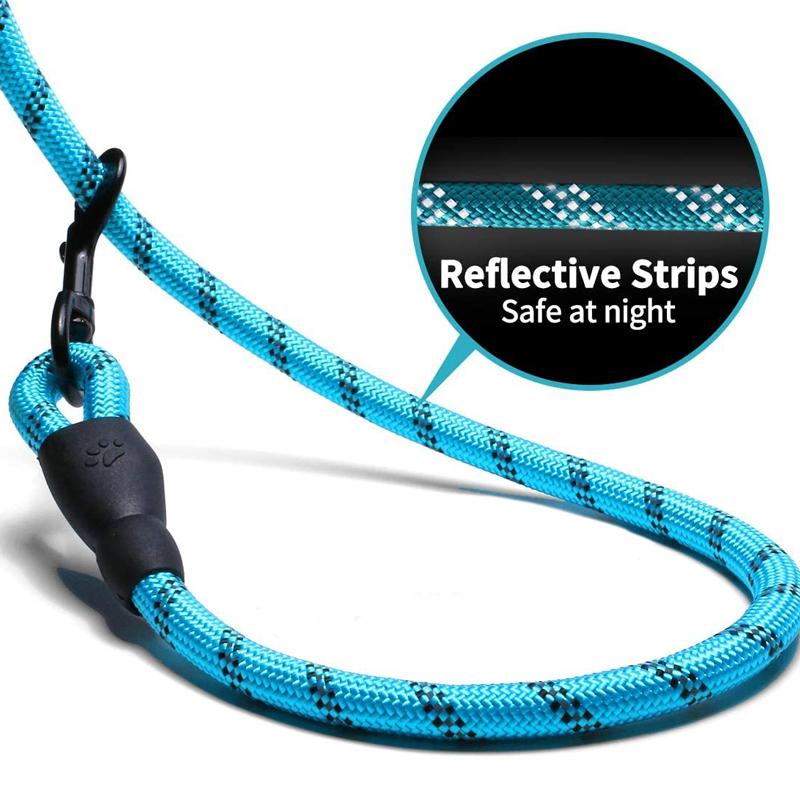 3m pet Reflective Nylon tow rope non slip foam handle pet Adjustable towing ropes  large middlesmall dogs outdoors Pet Supplies