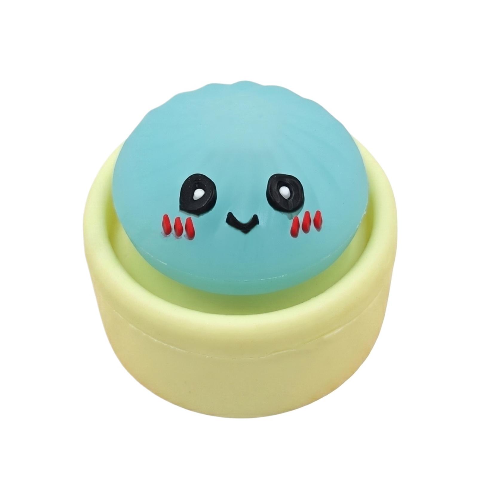 

4cm Squishy Bun Stress Relief Toy Soft Slow Rising Squeeze Toy Creative Gift Item for Adults and Kids Fun Sensory Play and Relaxation One Size синій