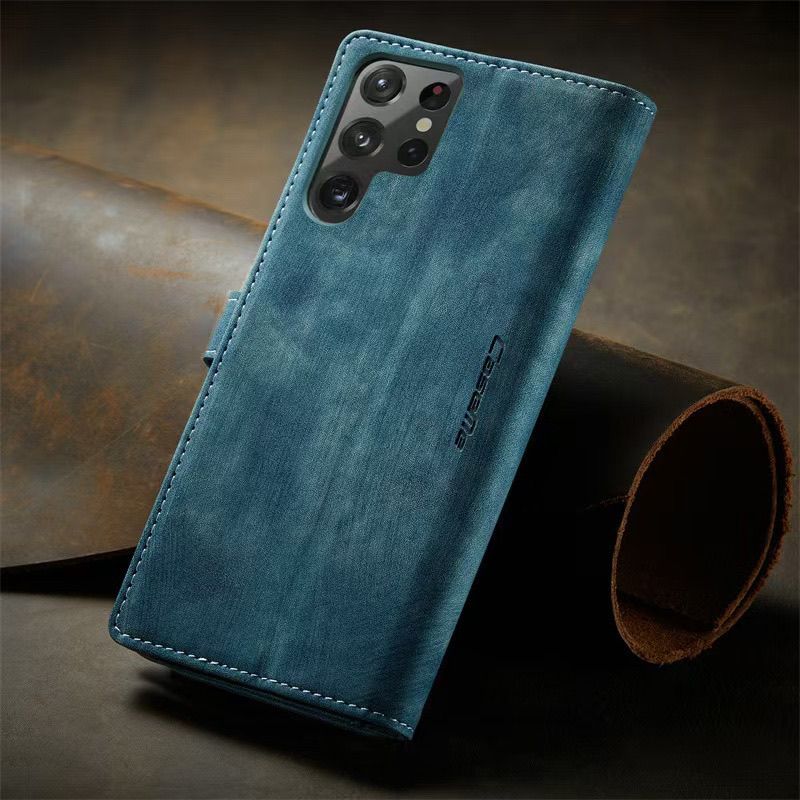 Wallet Phone Case for Samsung S25Ultra- Zipper Leather Multi-Functional Shockproof Card Holder Full Cover on Samsung S25/S24/S23/S22/S21/Ultra/Plus