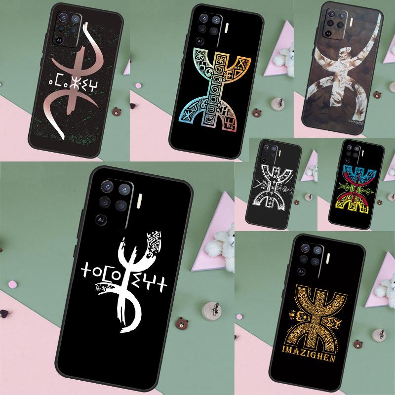 Amazigh Berber Flag For OPPO A96 A76 A16 A5 A6 Pro A15 A17 A57 A18 A38 A58 A78 A98 A54 A74 A94 A40 A60 A80 Case