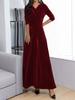 Women's Spring/Autumn New Arrivals Luxury Velvet Dress