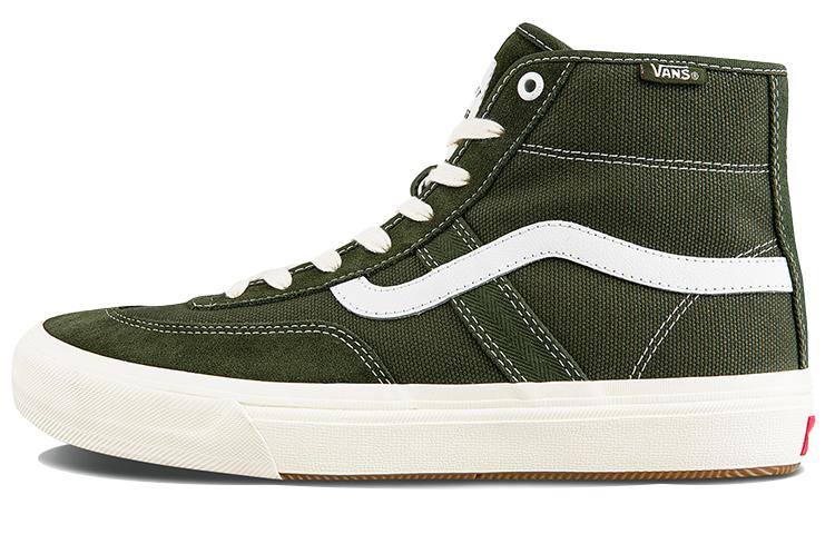 Кроссовки Vans Crockett High Pro Зеленые Армейский Зеленый VN0A4UW22LG 42