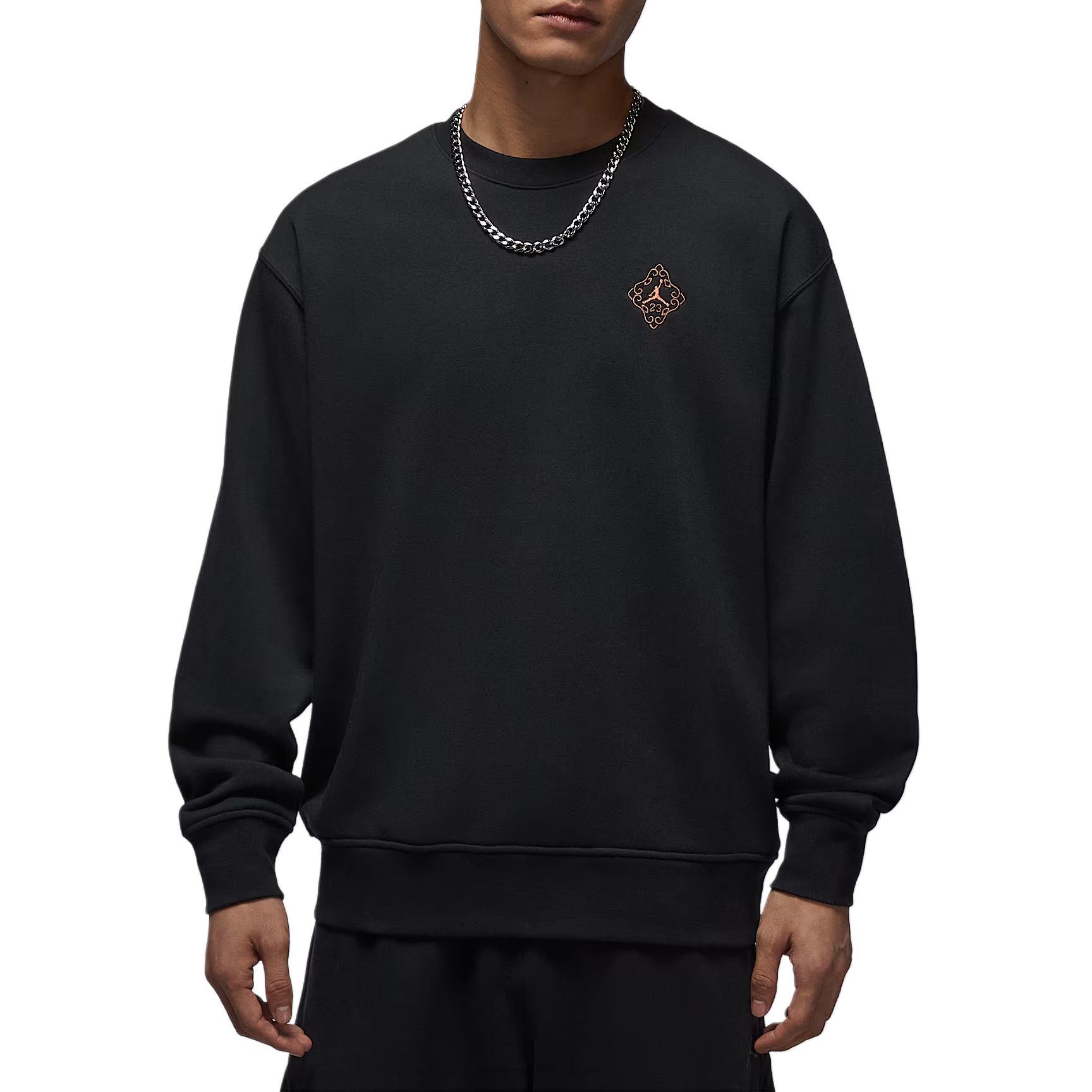 Jordan Flight Fleece New Year Series Year Of The Horse Knit Crewneck Sports Sweatshirt Men Sweatshirt IR0113-010 L