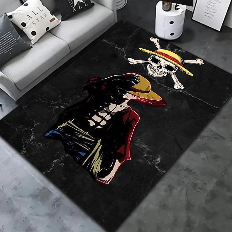 One Piece Monkey D Luffy Carpet Rug For Living Room Bedroom Home Sofa Decoration Kids Play Nonslip Floor Mat