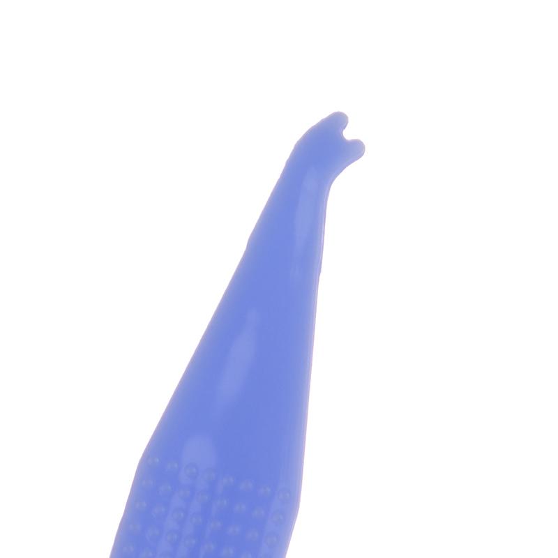 50 Pcs Mixed Color Dental Orthodontic Disposable Elastic Placing Hook Elastomeric Ligature Tie Placer Tooth Care Tools