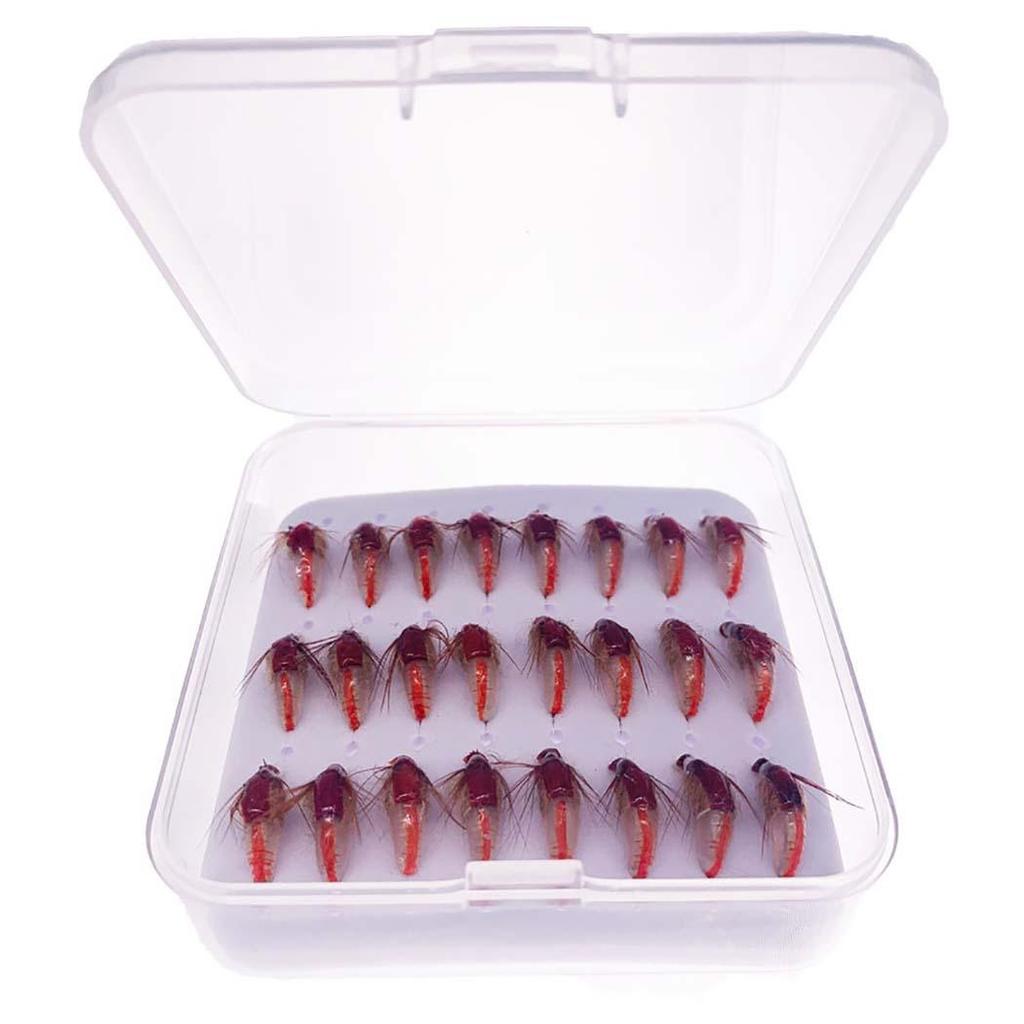 6/12/24 szt. Nimfa Scud Lure Fly na łowienie pstrągów sztuczna przynęta na owady symulowana Scud robak realistyczna przynęta wędkarska