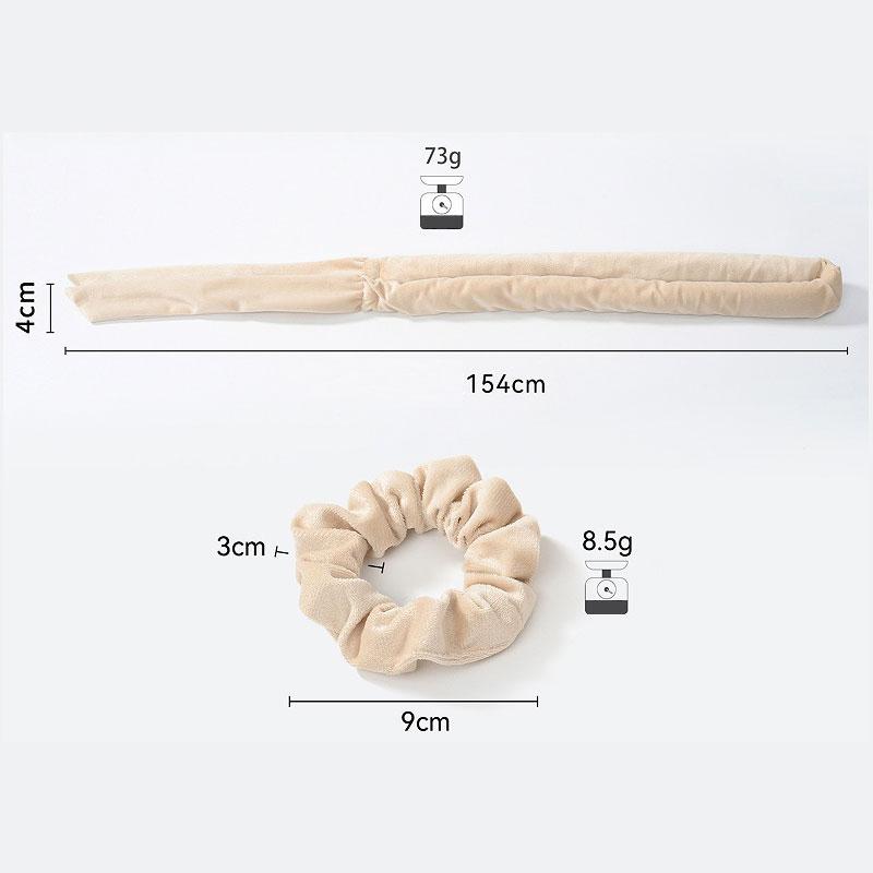 Heatless Hair Curler Wave Shaper Korean Velvet Material No Slip Home Lazy Hair Rollers Soft Curl Bar DIY Hair Styling Tool Set