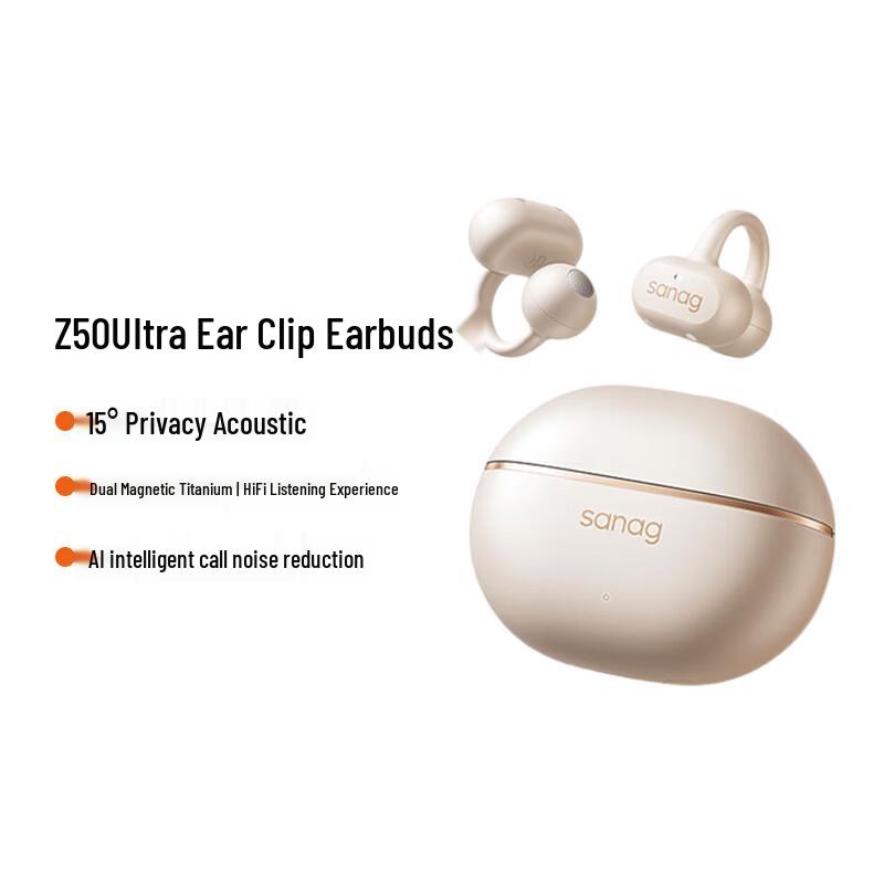 SANAG Z50 Ultra Ear-Clip Bluetooth Earphones