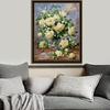 White Rose 30*40cm DIY Paint By Digital Oil Painting Kit Canvas