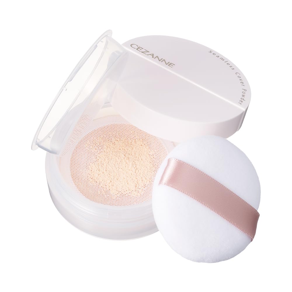 

Пудра Cezanne Seamless Cover Powder 01 Foggy Beige для лица Pore Cover 4,5 г