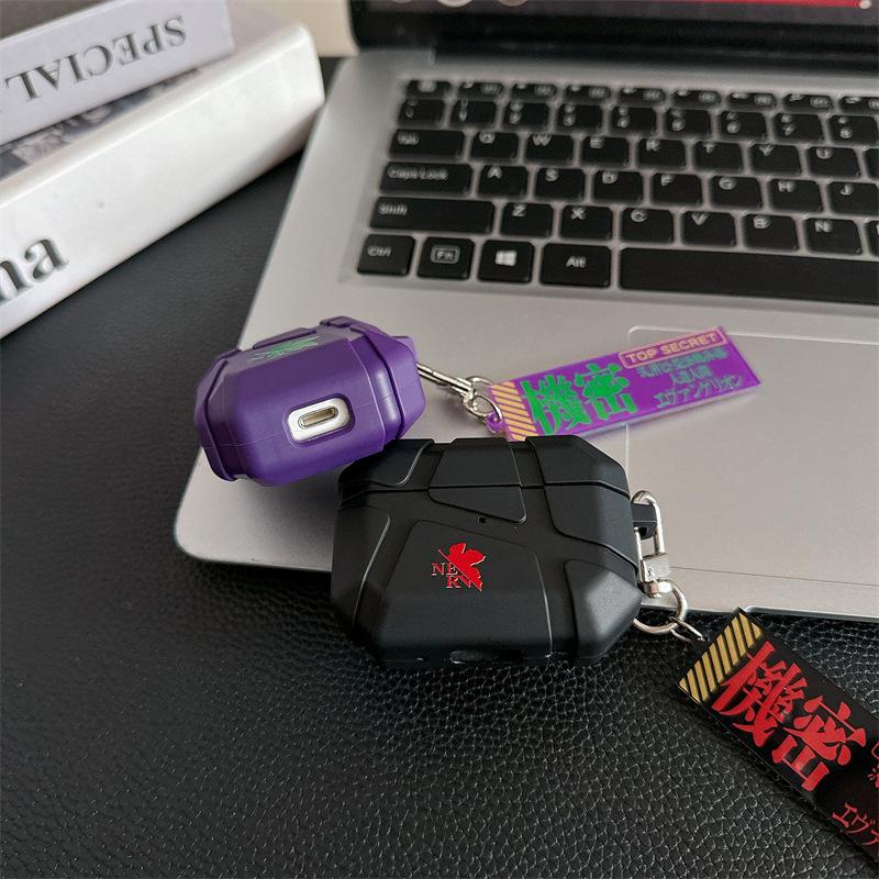 EVANGELION EVA Anime Case for Airpods 4 Pro 2 3 Earphone Accessories Bluetooth Headset Silicone Apple Air Pod 3/2/1 Cover Shell