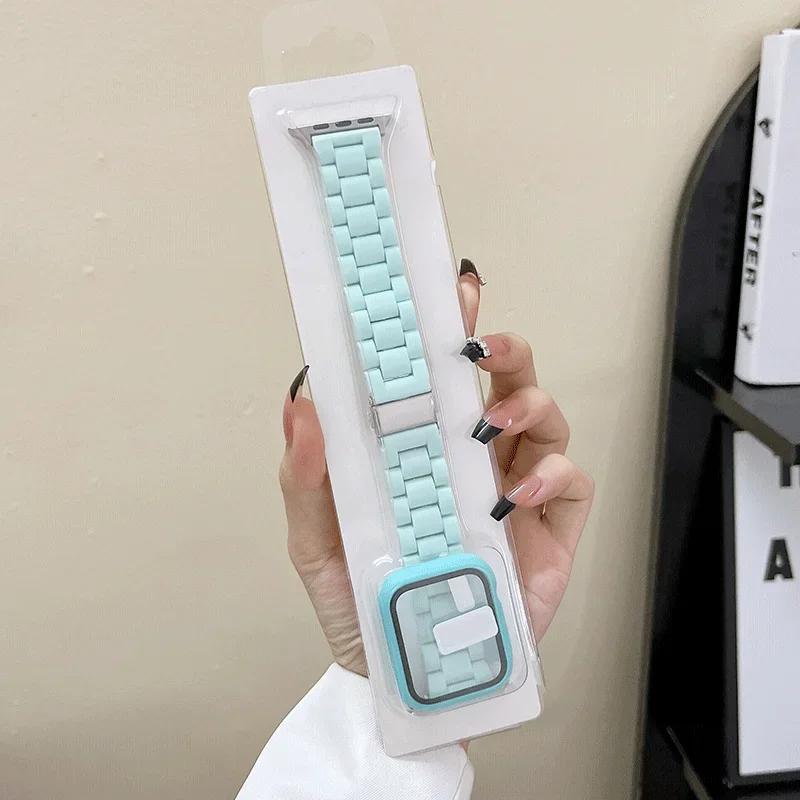 

Классический ремешок для часов + корпус + стекло Для ремешка для часов Apple 44 мм 40 мм 38/42 мм Браслет Candy iwatch ultra2 49 мм серия 9 8 7 6 5 4 3 Se 41 мм/45 мм Series 7-8-9 45MM