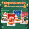 30 Stück Weihnachten Plastik Geschenktüten Frohe Weihnachten Goodie-Tüte mit Henkel Leckerli Süßigkeiten Keks Snacktüte für Weihnachtsfeier Zubehör