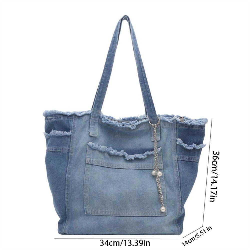 Retro Canvas Tote Bag Korean Style Handbag Sweet Underarm Packs  Outdoor