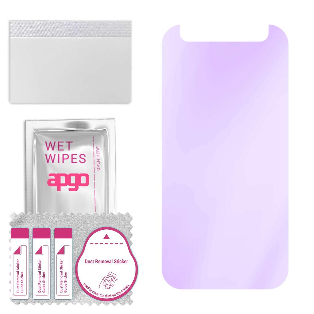 apgo HTC One M9 Prime Camera ile uyumlu Anti-Mavi 9H Hibrit koruyucu cam, esnek nano cam, temperli cam için harika bir alternatif, çizilme-