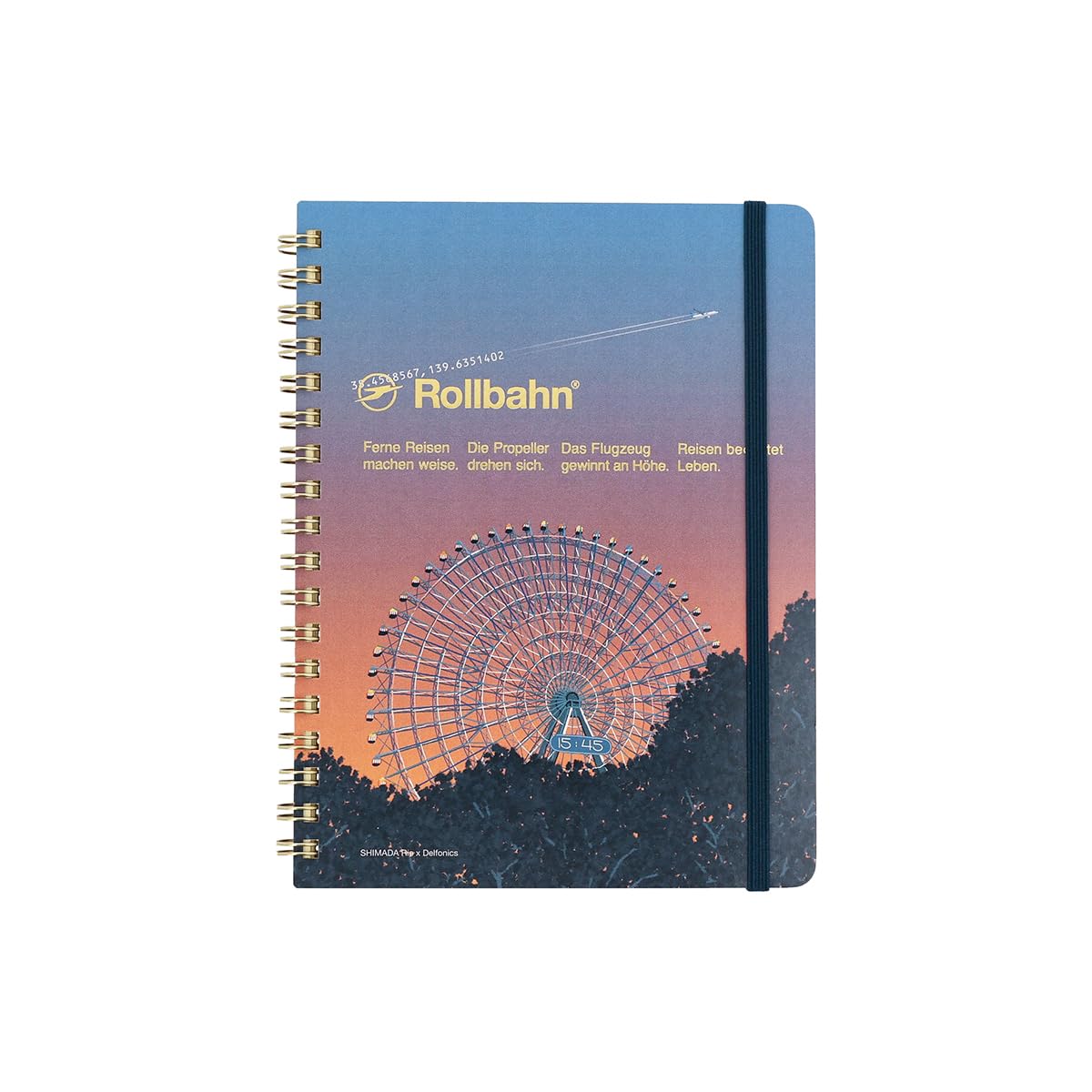 Rollbahn Pocket Memo SHIMADA Rie L [Delfonics] (D (Ferris Wheel))