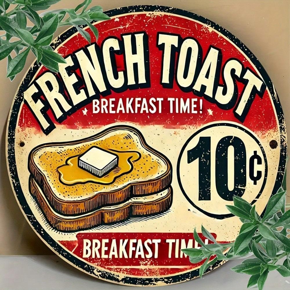 Flat 2D Metal Tin Sign Wall Art Home Decor