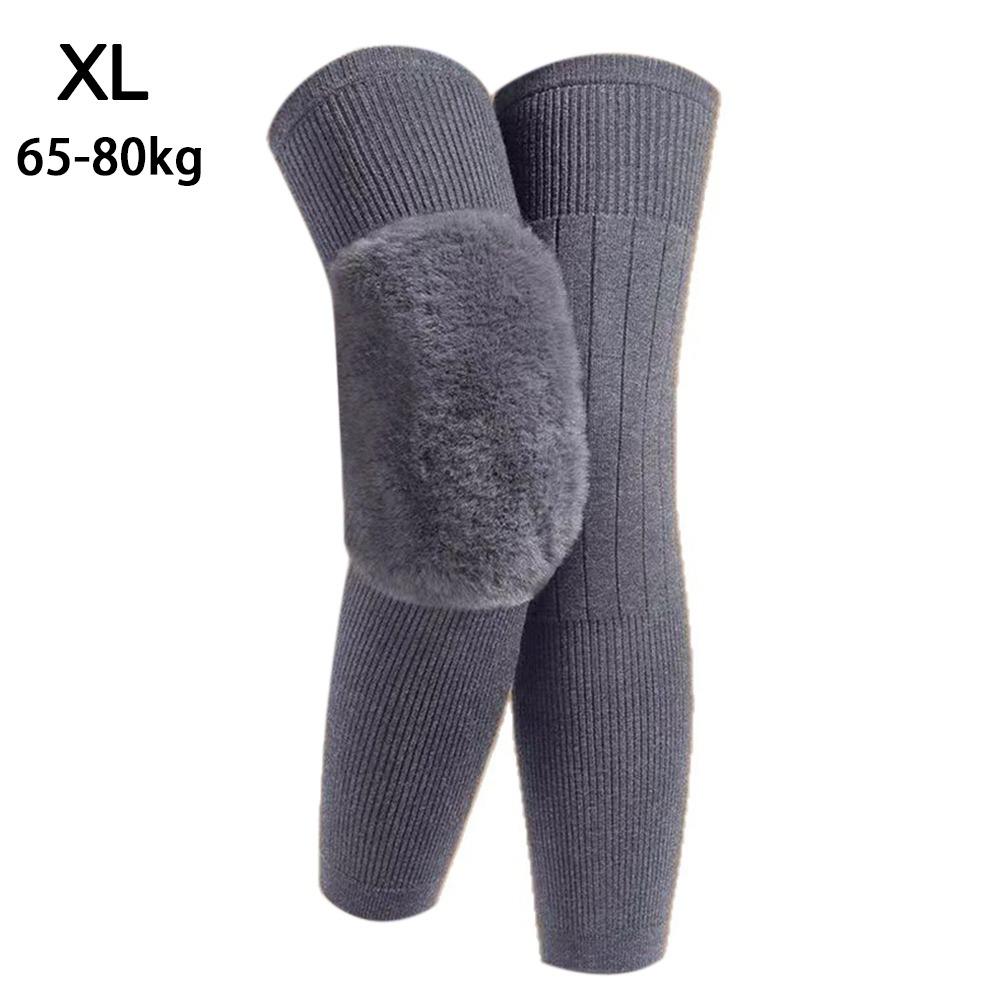 Thickened Winter Knee Pads Plus Velvet Leg Sleeves New Knee Support Unisex
