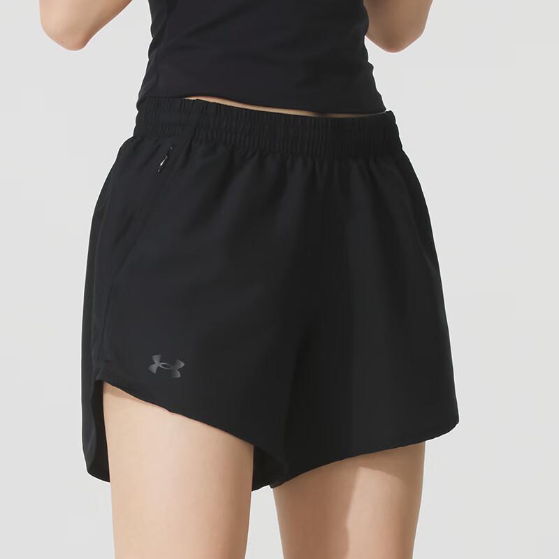 Under Armour Comfortable Breathable Knitted Fashion Three-Quarter Sports Shorts Women Shorts 1383168-002