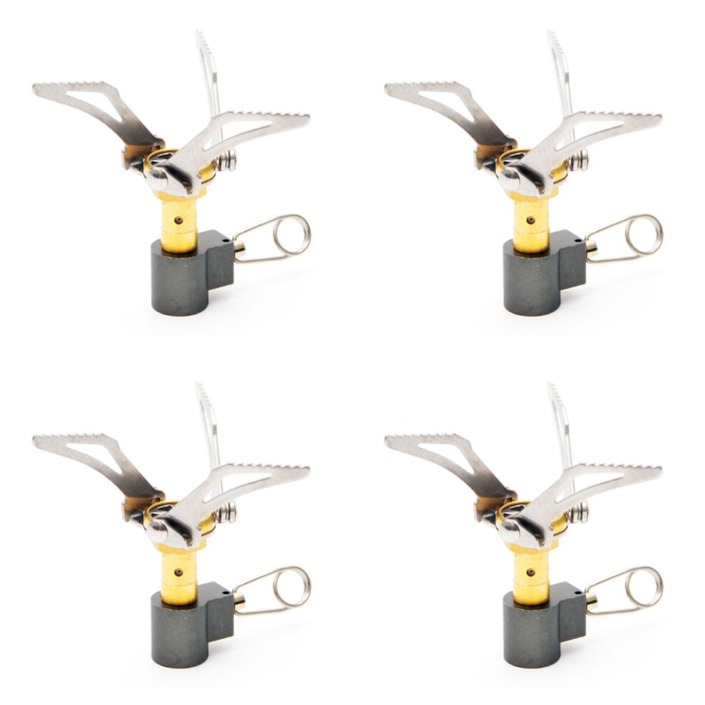 Folding Camping Stove Head Lightweight Outdoor Gas Burner Head Heat-Resistant and Waterproof Cooking Burner Accessories