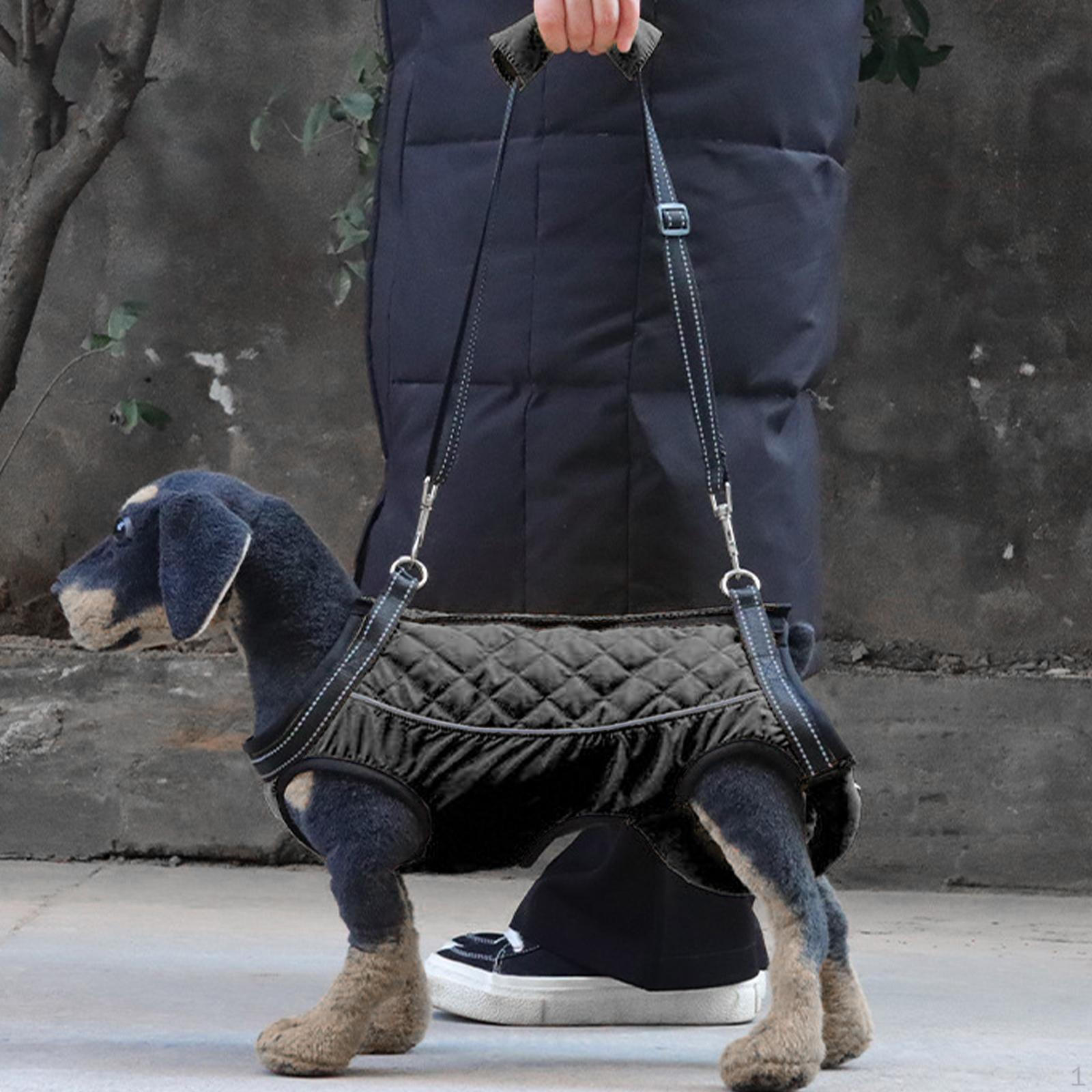 

Регулируемая шлейка для поддержки собак, обеспечивающая помощь в передвижении M Black