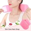 Silikon-Pads gegen Halsfalten, wiederverwendbar, Anti-Aging, verhindert Falten, strafft Halsfalten, feuchtigkeitsspendende Gel-Wickel, weicher, auslaufsicherer Halswickel