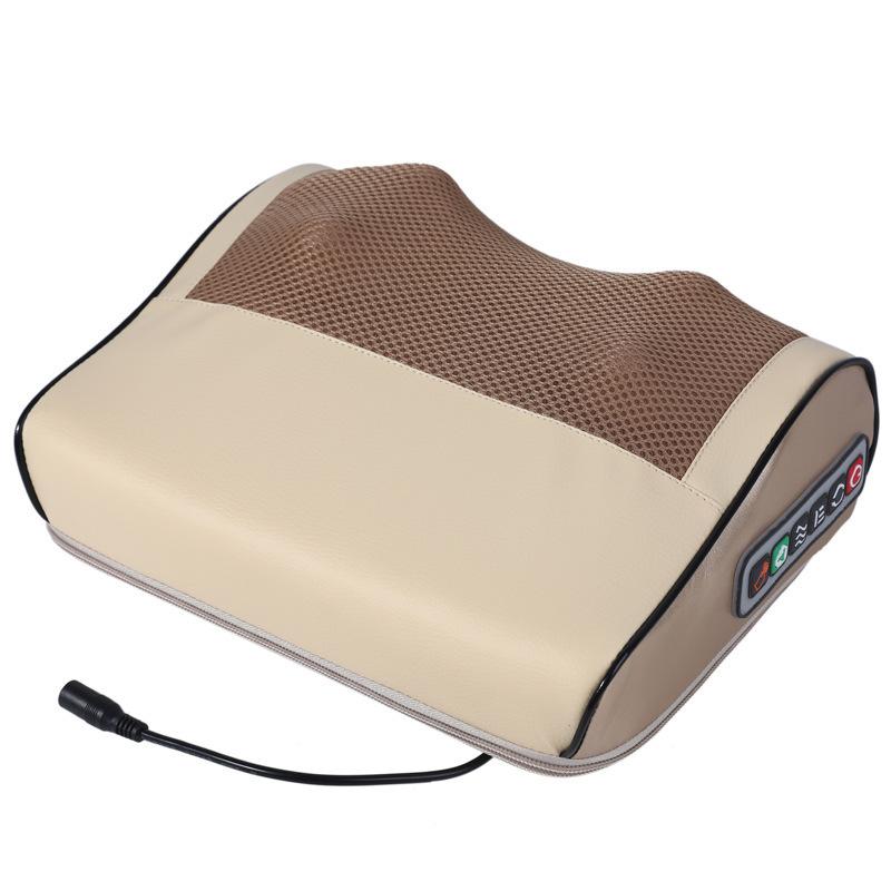 Electric Cervical Massage Pillow Instrument Body Heating Kneading Massage Neck Tui Na Neck Pillow