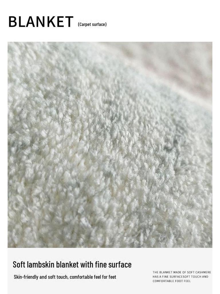 Retro Pastoral American Style Imitation Cashmere Living Room Carpet