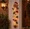 Gingerbread Glowing Three-dimensional Christmas Door Decoration In Color