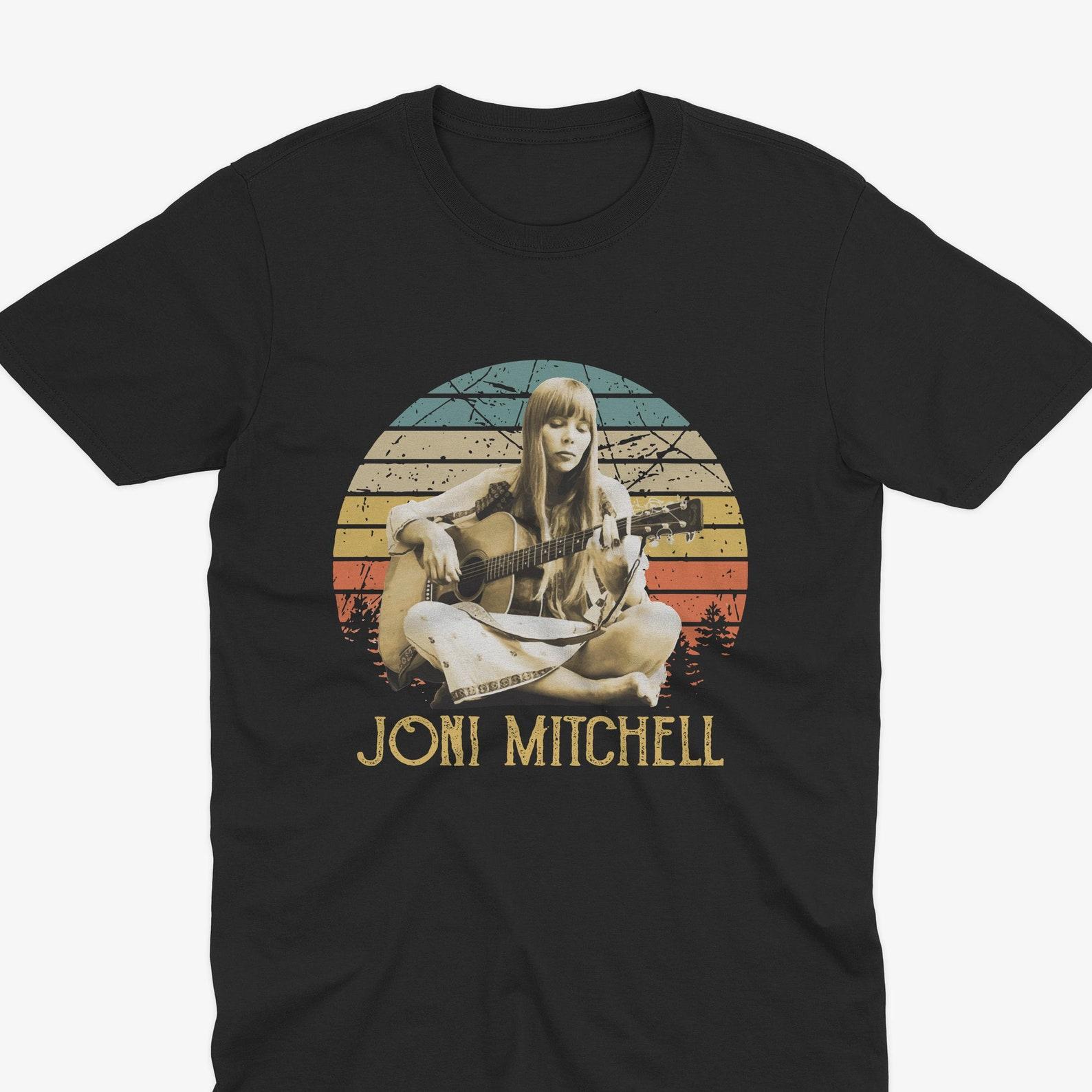 Retro Joni Mitchell Graphic Tee - Iconic 70s Music Legend Vintage-Inspired Design, Joni Mitchell T-Shirt, Joni Mitchell Shirt S