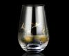 500ml Royal Court Red-crowned Crane Glass Chinese Style Drink Cup Gold Silver Burning Lucky Whisky Tumbler Beer Mug Water Teacup