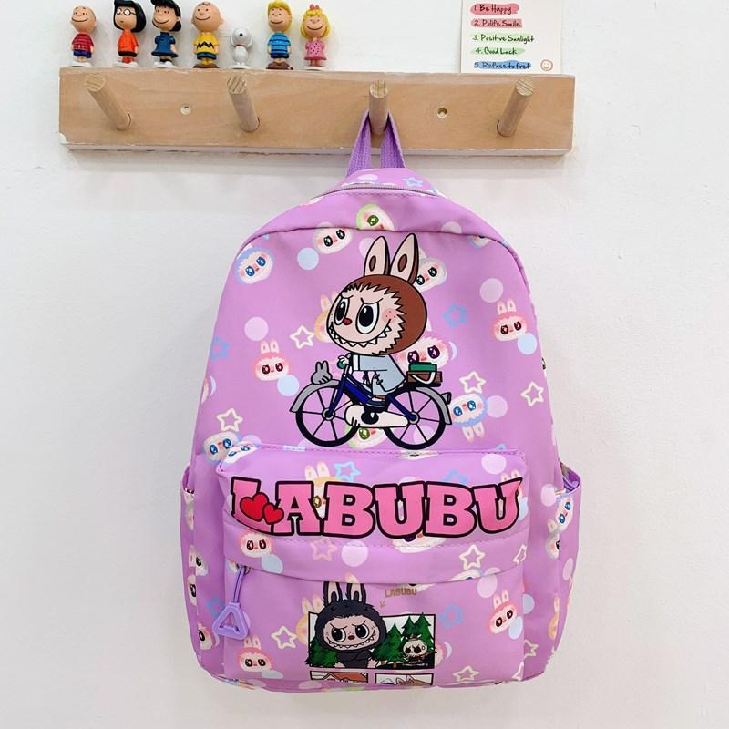Kindergarten Primary School Students Schoolbag Cartoon Cute Foreign Style Printing Children'S Backpack Large Capacity Children'S Backpack
