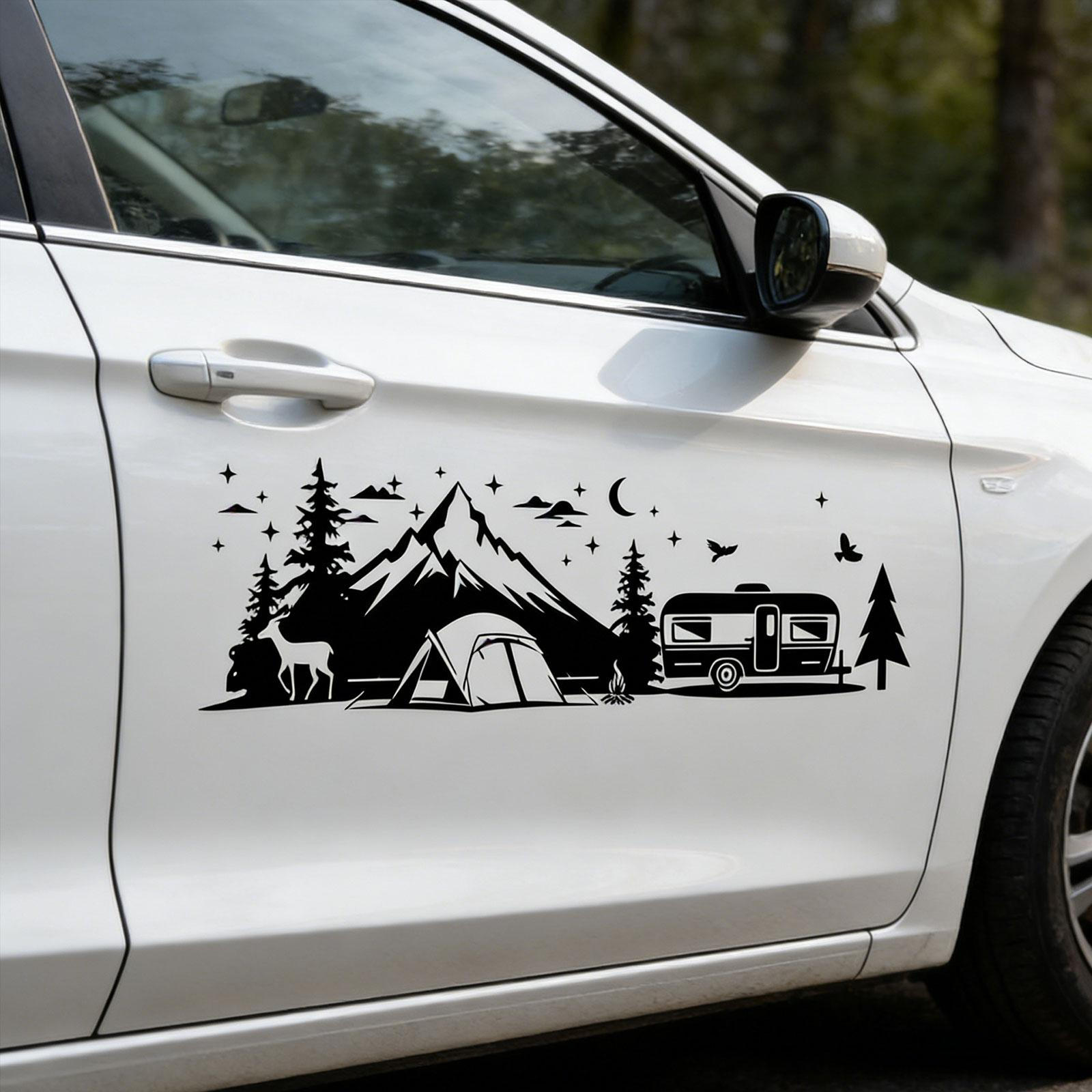 Auto Sticker Car Body Side Stickers Hood for Cargo Panel A