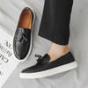 Fashion Classic Tassel Design Men Slip-On Loafers Anti-Slip Rubber Sole Comfortable Casual Shoes for Spring Summer 2025 Fashion Footwear