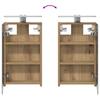 Bathroom Cabinet Set 3 Pcs 100 X 10.5 X 50 Cm Particleboard