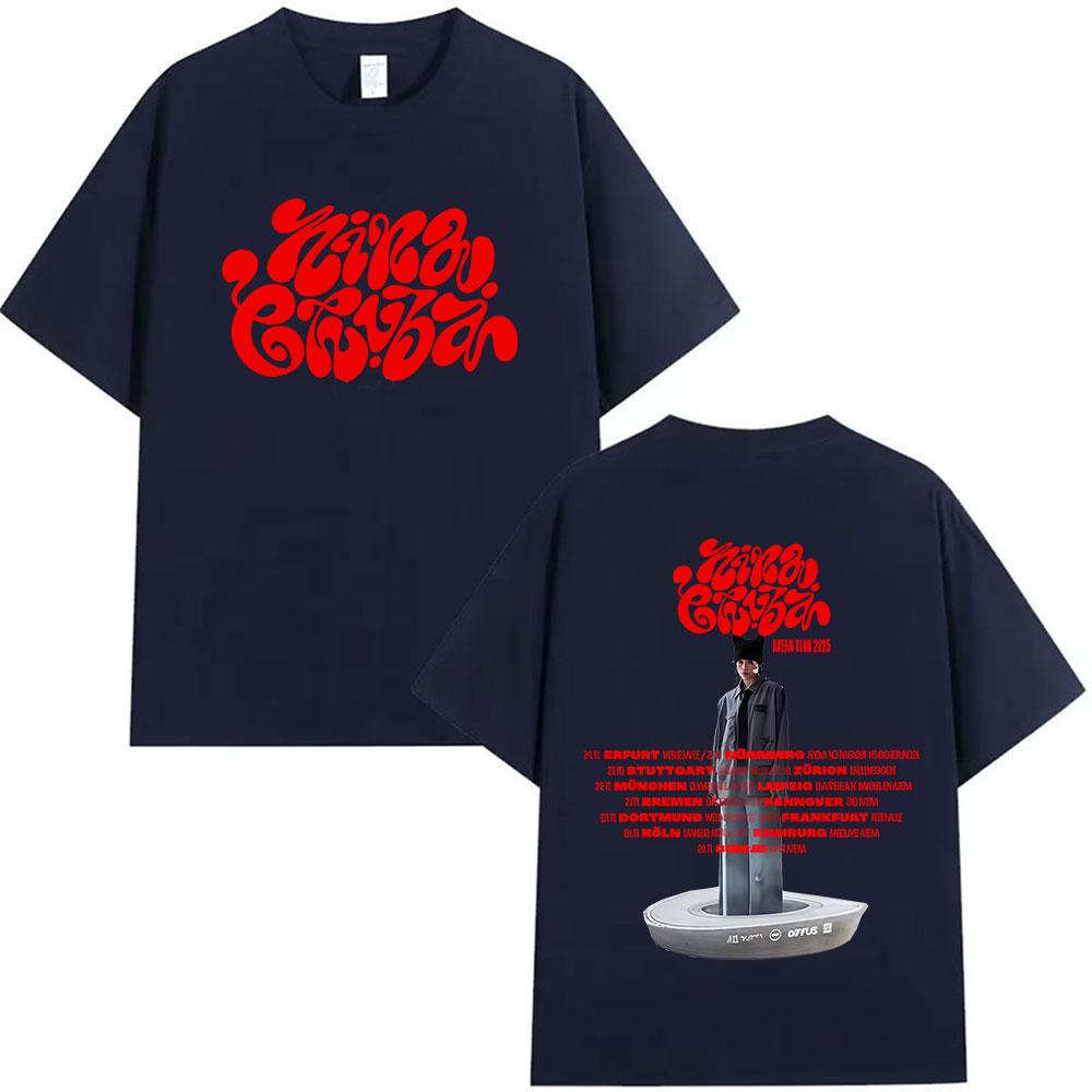 Nina Chuba Album Tour 2026 Tshirt Men Women Pop Music Hip Hop Short Sleeve TShirts Harajuku Vintage Cotton T Shirt Streetwear