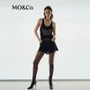 MO&Co. Top Regata Racerback Estampa de Pedra Série NOIR