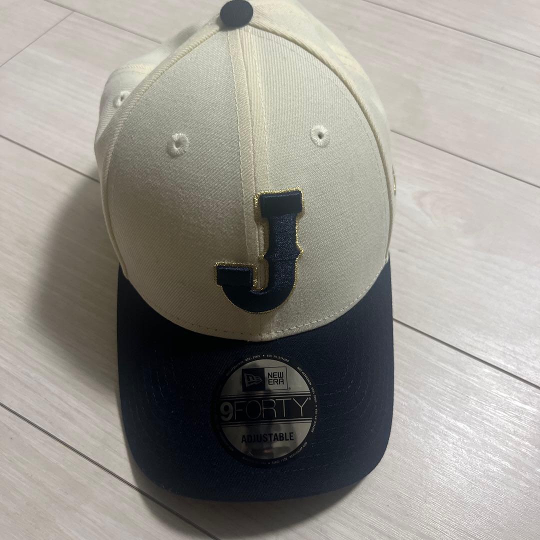 Used NEW ERA 9FORTY Cap J Logo Bicolor