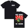 Lustiges Portland Frosch T-Shirt Widerstand gegen die Maschine Steh mit Frosch Meme T-Shirts Herren Damen Sommer Humor Lockeres T-Shirt