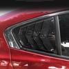 For Mazda 3 Hatchback Sedan      Rear Triangle Window Louvers Vent Cover Shutter Trim Frame Car Accessories