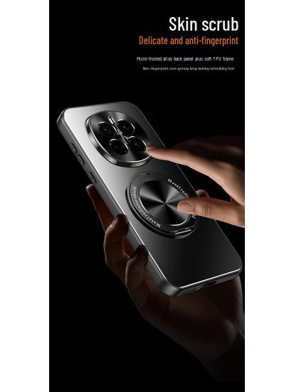 Honor Magic7 Pro Telefoonhoesje: Grensoverschrijdend compatibel, Roterende magnetische standaard, 360° Bescherming