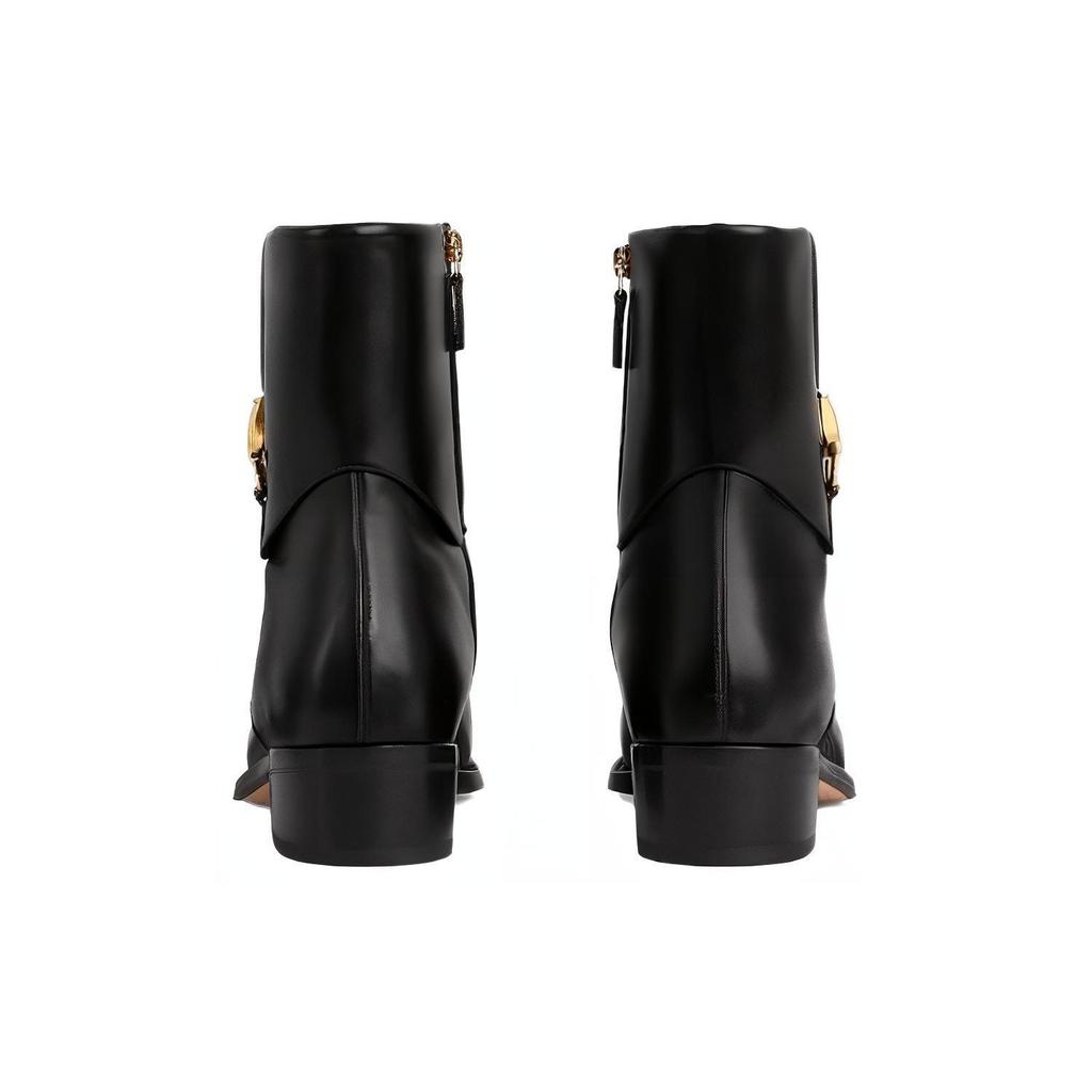 Gucci Ankle Boots Men's Black 750320 AFE00 1000