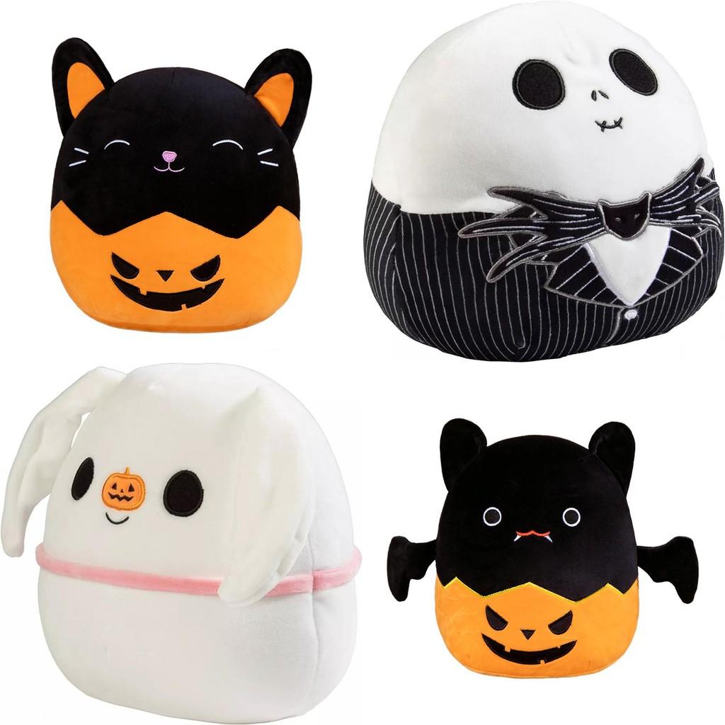 Halloween Squishmallows The Nightmare Before Christmas Jack Sally Bat Pumpkin Plush Toys